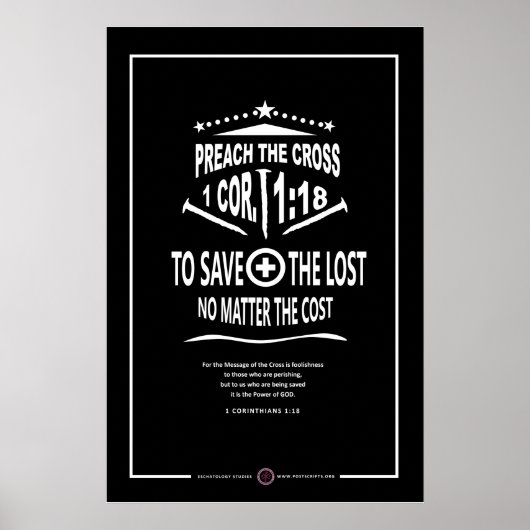 Kreuzmeldung Poster (Vorne)