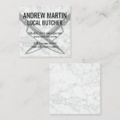 Kreuzmesser Quadratische Visitenkarte (Vorne/Hinten)