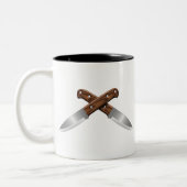 Kreuzmesser Zweifarbige Tasse (Links)