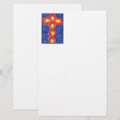 Kreuzmotif Stationery Briefpapier (Vorne/Hinten)