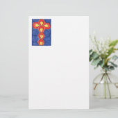 Kreuzmotif Stationery Briefpapier (Stehend Vorderseite)