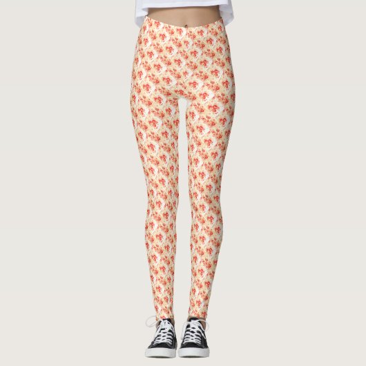 Kreuzmuster Leggings (Vorderseite)