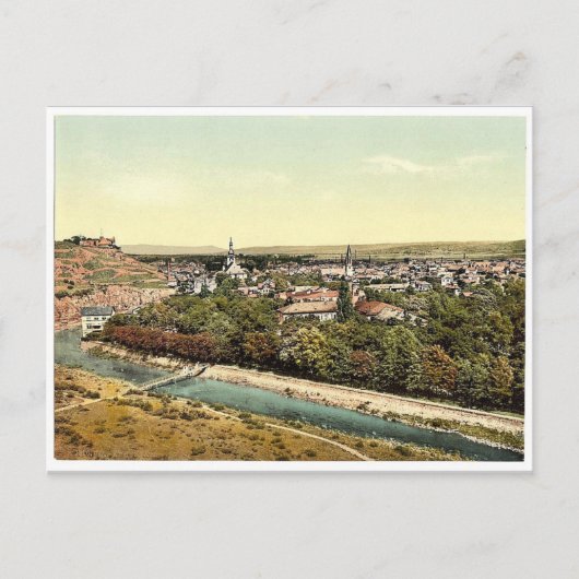 Kreuznach (d. h. Bad Kreuznach), Nahethal, Rheinis Postkarte (Vorderseite)