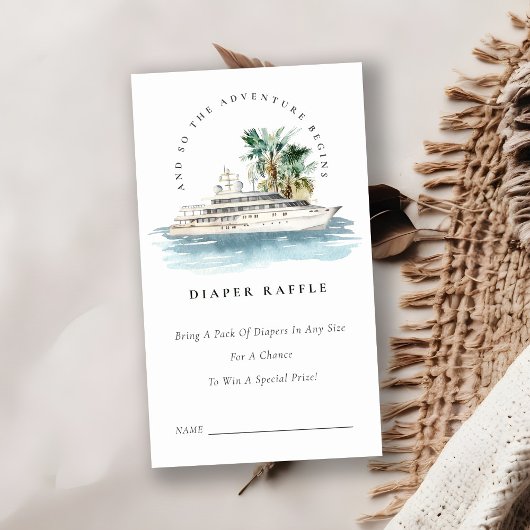 Kreuzpalme Seascape Windschutzscheibe Kinderdusche Begleitkarte