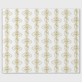 Kreuzpapier Geschenkpapier (Flach)