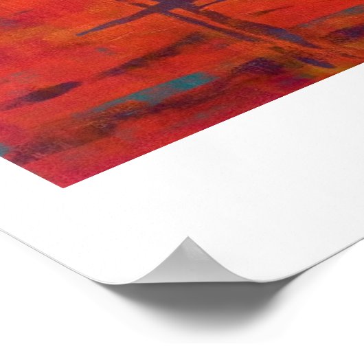 Kreuzplakat Poster (Ecke)