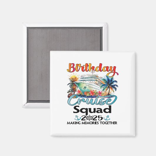 Kreuzplatz 2025 Freunde Familienurlaub Magnet (Vorderseite/Rückseite)