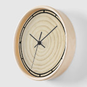 Kreuzquerschnitt Pine Tree Holz Ringe Uhr (Winkel)