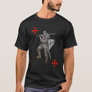 Kreuzritter Cool Mittelalterlich und Ritter T-Shirt