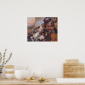 Kreuzritter gegen Sarazenen Poster (Küche)