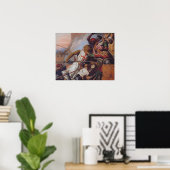 Kreuzritter gegen Sarazenen Poster (Heimbüro)