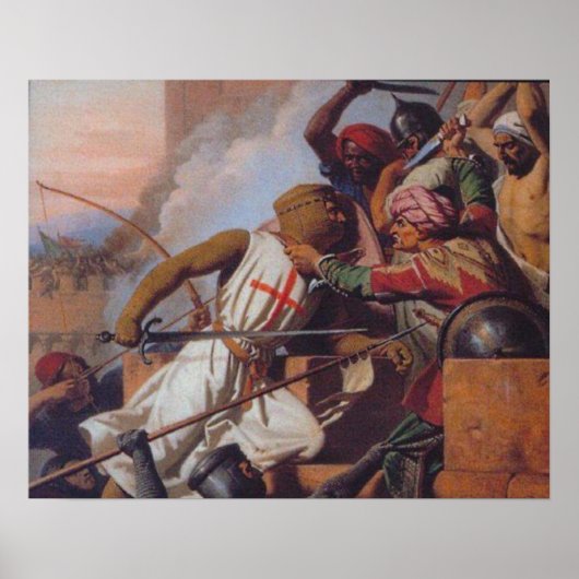 Kreuzritter gegen Sarazenen Poster (Vorne)