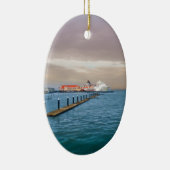 Kreuzschiff am Pier Keramikornament (Rechts)