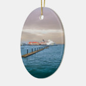 Kreuzschiff am Pier Keramikornament (Links)