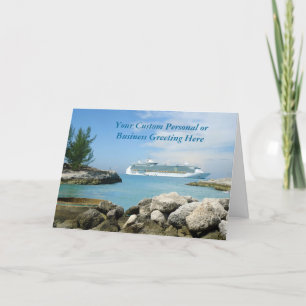 Kreuzschiff an CocoCay kundenspezifischer Karte