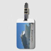 Kreuzschiff-Gepäckanhänger Gepäckanhänger (Vorderseite Vertikal)