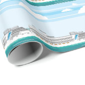 Kreuzschiff Geschenkpapier (Rolleneckpunkt)