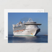 Kreuzschiff Golden Princess Postkarte (Vorne/Hinten)