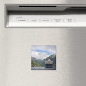 Kreuzschiff in Geirangerfjord-Magnet Magnet (In Situ (Geschirrspüler))