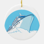 Kreuzschiff Keramik Ornament (Hinten)