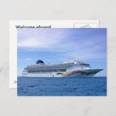 Kreuzschiff Postkarte (Vorne/Hinten)