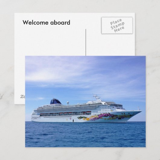 Kreuzschiff Postkarte (Vorne/Hinten)