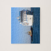 Kreuzschiff und Schlepper Puzzle (Vertikal)