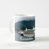 Kreuzschiffe, Ketchikan, Alaska Kaffeetasse (Vorderseite Links)