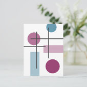 Kreuzschraffur 1 postkarte (Stehend Vorderseite)