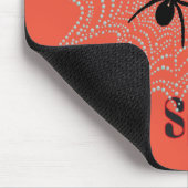 Kreuzspinne im Netz Mousepad (Ecke)