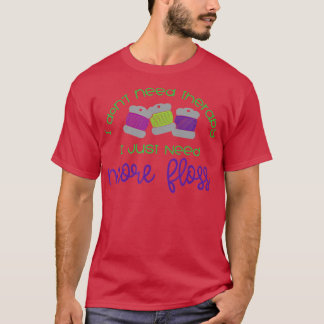 Kreuzsteig-Spaß-Needlepoint-Funny-Zitate T-Shirt