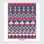 Kreuzstich Aufkleber (Blatt)