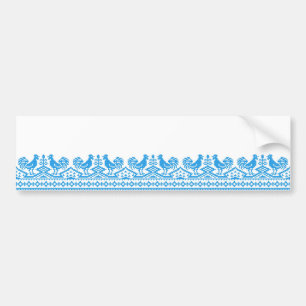 Kreuzstich Autoaufkleber