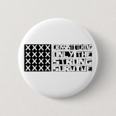 Kreuzstich Button (Vorderseite)