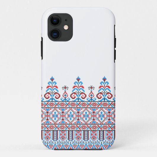 Kreuzstich Case-Mate iPhone Hülle (Rückseite)