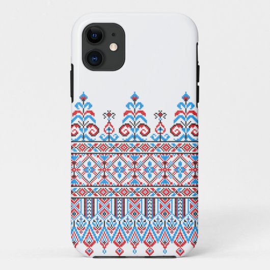 Kreuzstich Case-Mate iPhone Hülle (Rückseite)
