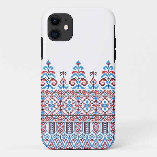 Kreuzstich Case-Mate iPhone Hülle (Rückseite)