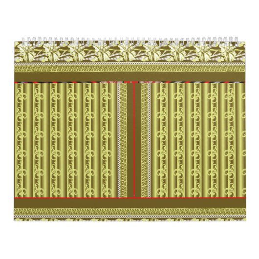 Kreuzstich einer Vase mit Blume Kalender (Titelbild)