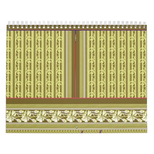 Kreuzstich einer Vase mit Blume Kalender (Titelbild)