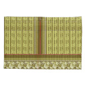 Kreuzstich einer Vase mit Blume Kissenbezug (Rückseite)