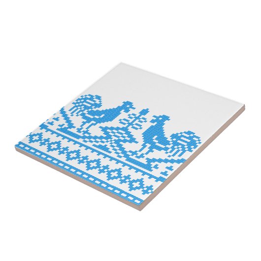 Kreuzstich Fliese (Seite)