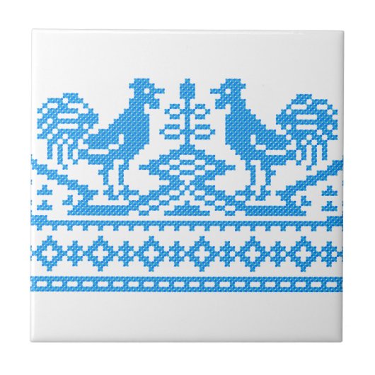 Kreuzstich Fliese (Vorderseite)