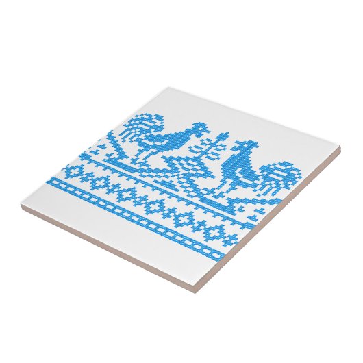 Kreuzstich Fliese (Seite)