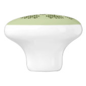 Kreuzstich-Keramik Keramikknauf (Seitenansicht)