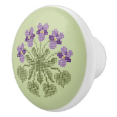 Kreuzstich-Keramik Keramikknauf (Rechts)