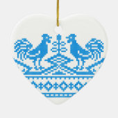 Kreuzstich Keramik Ornament (Hinten)