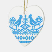 Kreuzstich Keramik Ornament (Links)