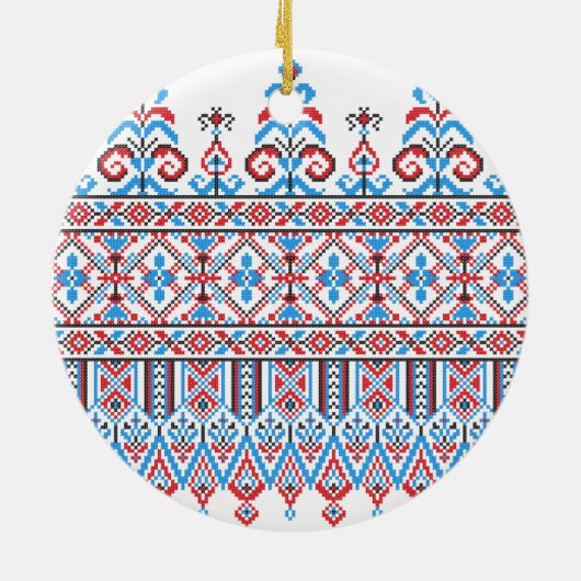 Kreuzstich Keramikornament (Hinten)