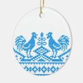 Kreuzstich Keramikornament (Links)
