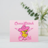 Kreuzstich Kick #8 Postkarte (Stehend Vorderseite)